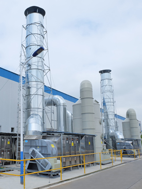 噴塗有機廢氣處理案例